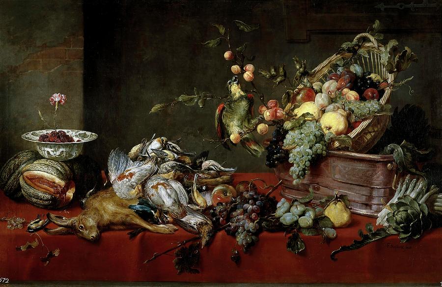 Frans Snyders / Still Life, First half 17th century, Flemish School. Painting by Frans Snyders -1579-1657-