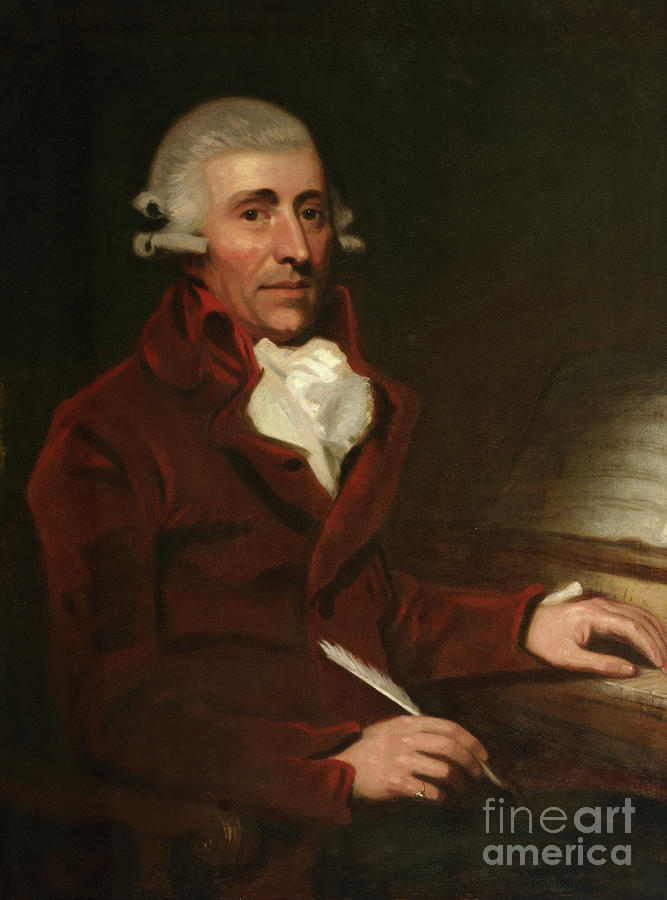 Franz Joseph Haydn, C.1800 Painting by Mather Brown