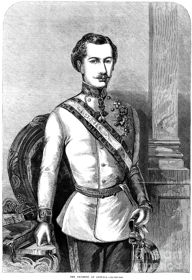 Franz Joseph I, Emperor Of Austria Drawing by Print Collector