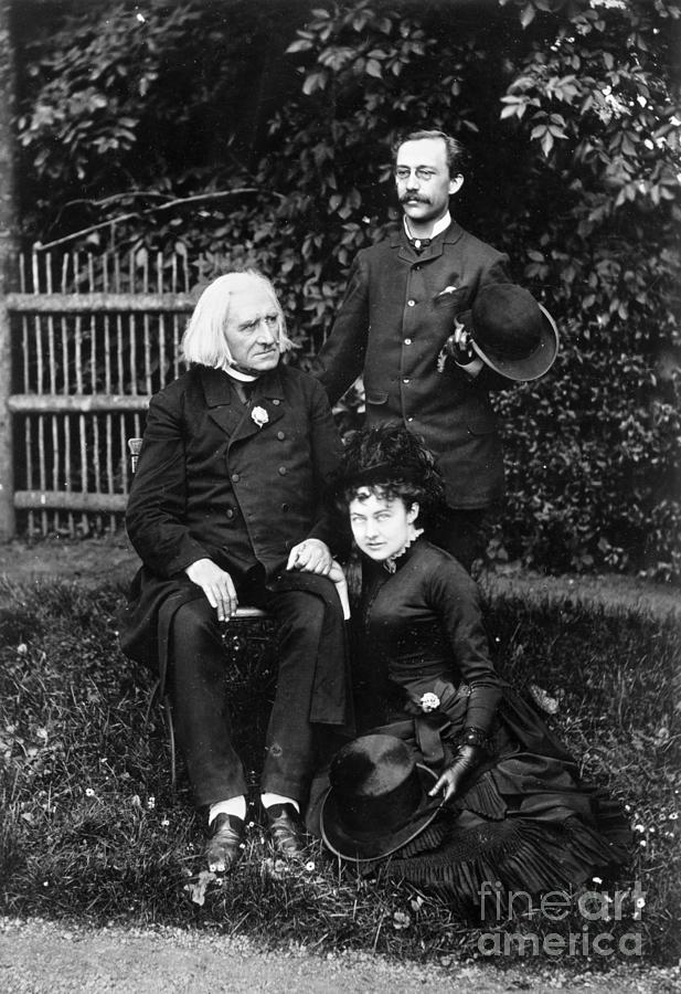 Franz Liszt,composer,and Family Members Photograph by Bettmann