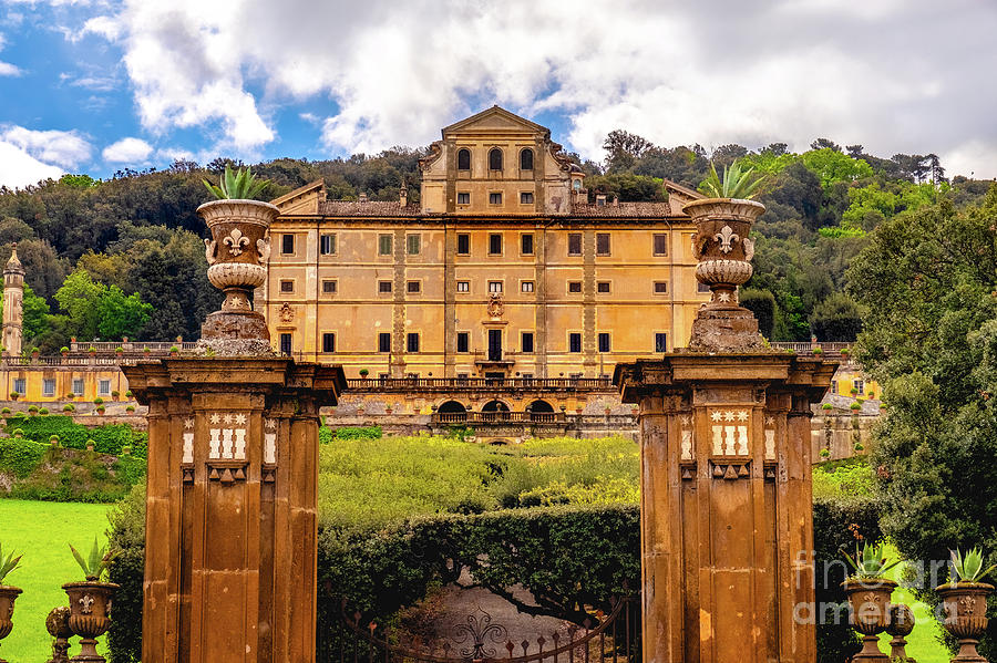 Frascati - Lazio - Italy historic landmark Aldobrandini palace near Rome Photograph by Luca Lorenzelli