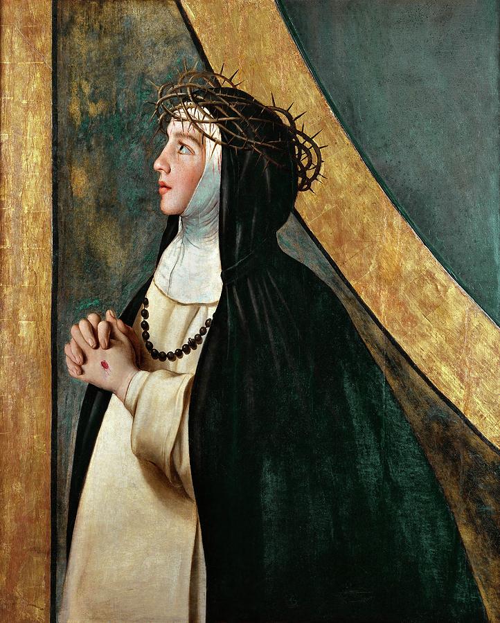 Fray Juan Bautista Maino / Saint Catherine of Siena, 1612-1614, Spanish School. Painting by Juan Bautista Maino -1569-1649-