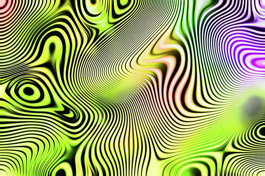 Freaky Green Chaos Digital Art by Don Northup