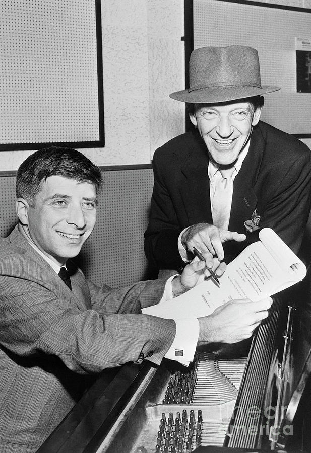 Fred Astaire And Elmer Bernstein Photograph by Bettmann