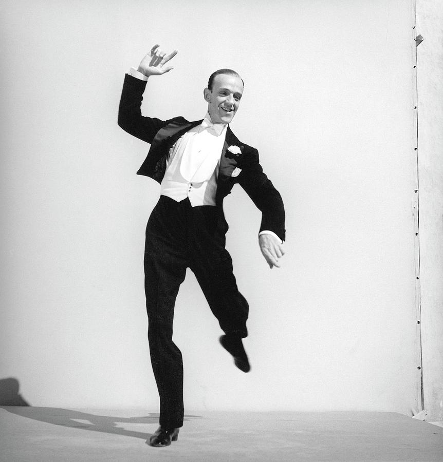 Fred Astaire Dancing In A Tuxedo Photograph by Andre de Dienes | Fine ...