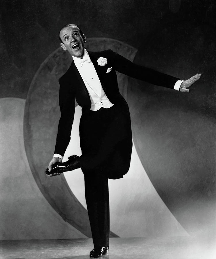 Fred Astaire Photograph - Fred Astaire Dancing In The Studio by Ernest Bachrach