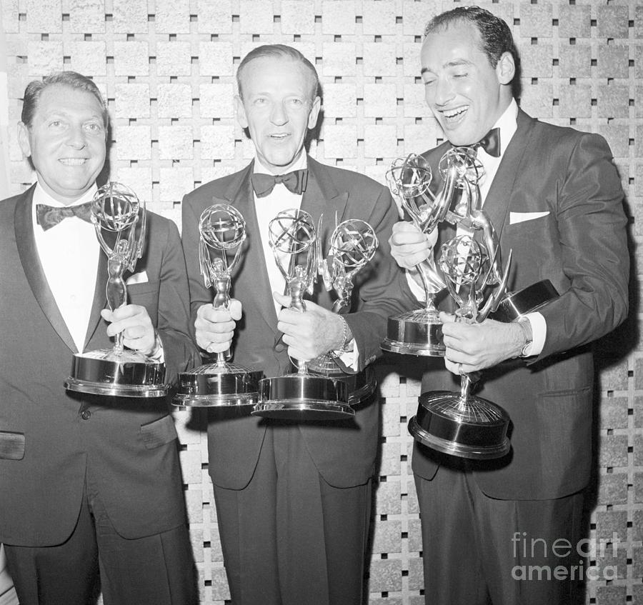 Fred Astaire With Emmy Awards Photograph by Bettmann