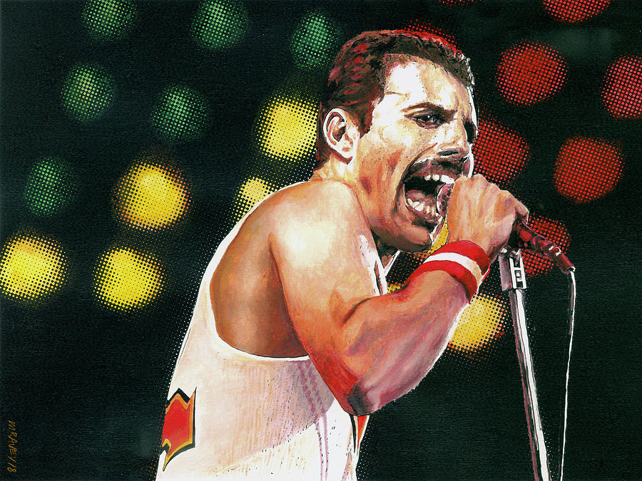 Freddie 1982 Painting by Michel Ravey - Fine Art America