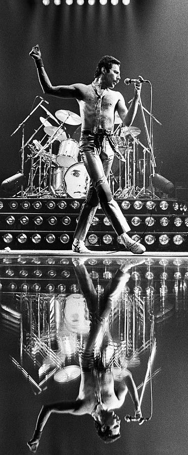 Freddie Mercury Photograph - Freddie Mercury Of Queen by George Rose