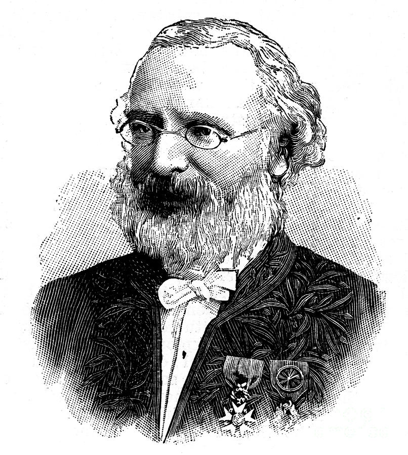 Frederic Passy, French Economist Drawing by Print Collector
