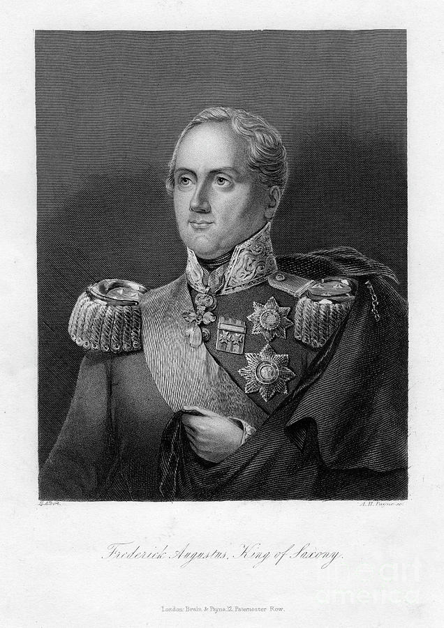 Frederick Augustus I, King Of Saxony Drawing by Print Collector
