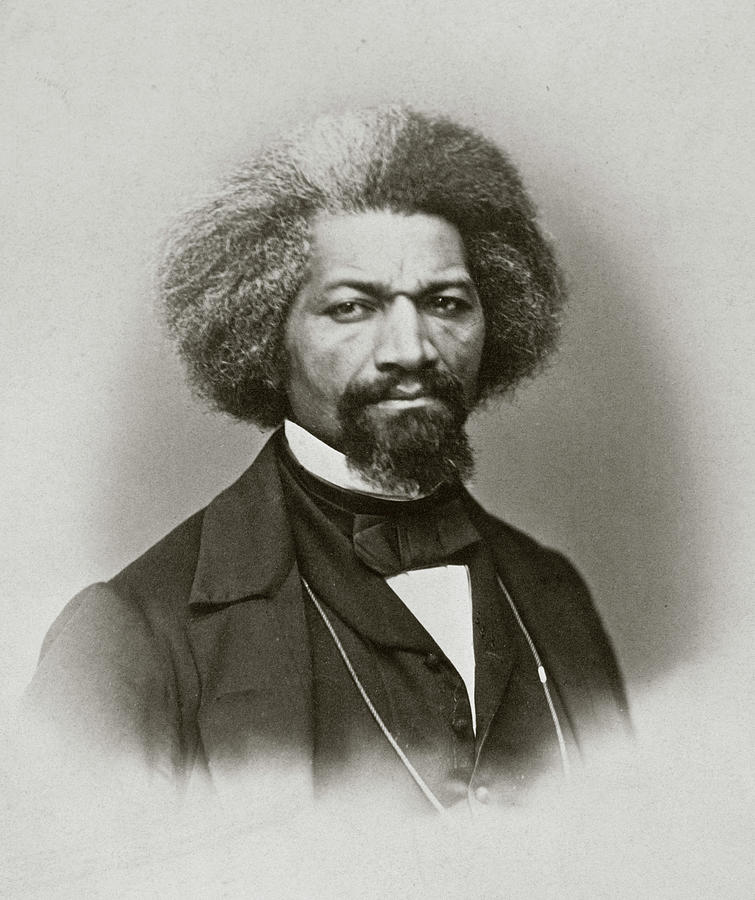 Frederick Douglass By Hurn Painting by Artist - J.w. Hurn