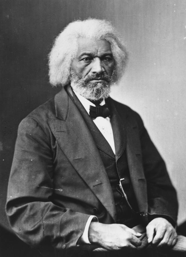 Frederick Douglass Photograph by Library Of Congress