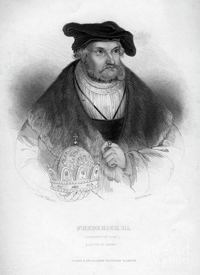 Frederick IIi, Elector Of Saxony Drawing by Print Collector