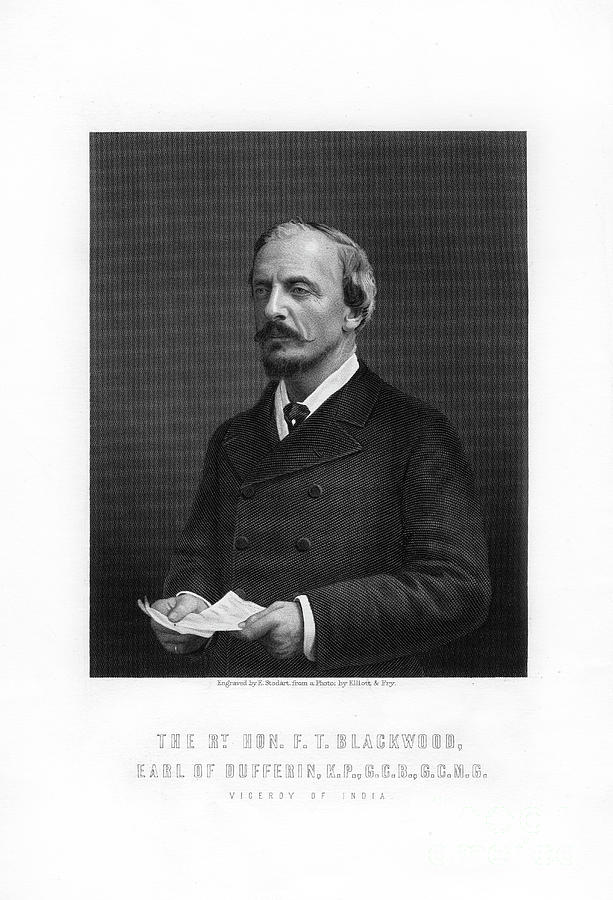 Frederick Temple Blackwood, Earl Drawing by Print Collector