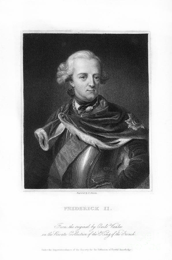 Frederick The Great, King Of Prussia Drawing by Print Collector