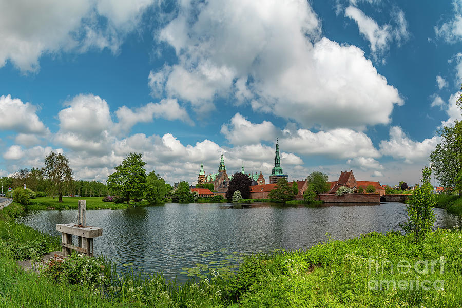 Frederiksborg Castle Lakeside Scene Photograph by Antony McAulay