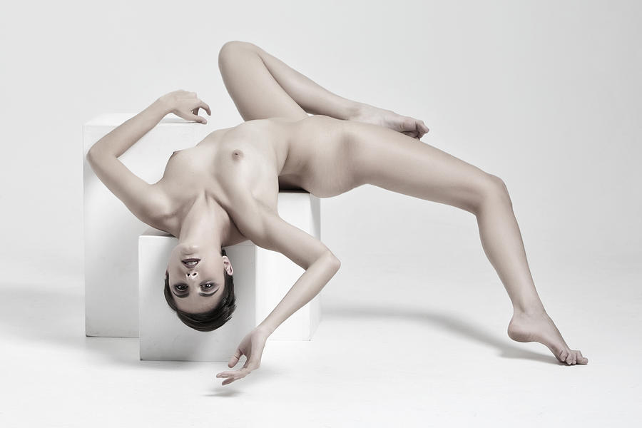 Nude Photograph - Free Falling by Hugh Wilkinson