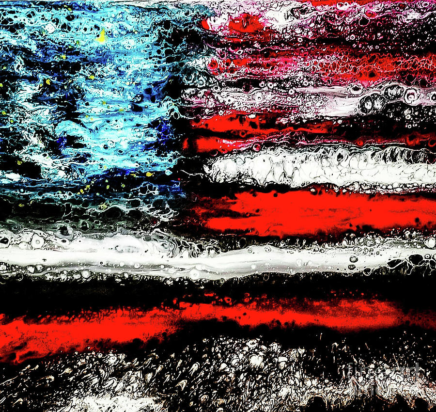 Download Freedom Flag No 1 Painting By Michelle Orose