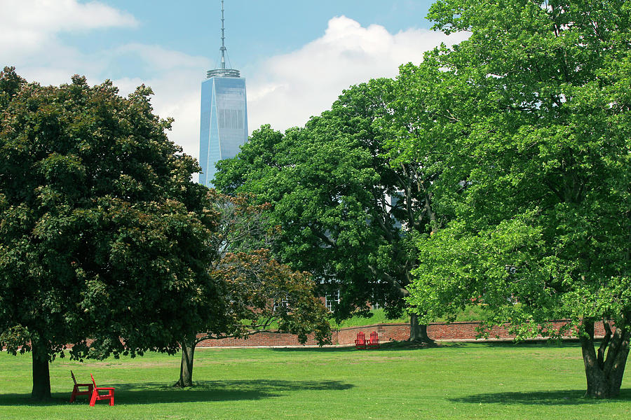 Park Photograph - Freedom Tower From Governors Island by Robert Goldwitz