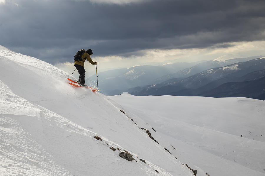 Freeride Ski Photograph by Attila Szabo