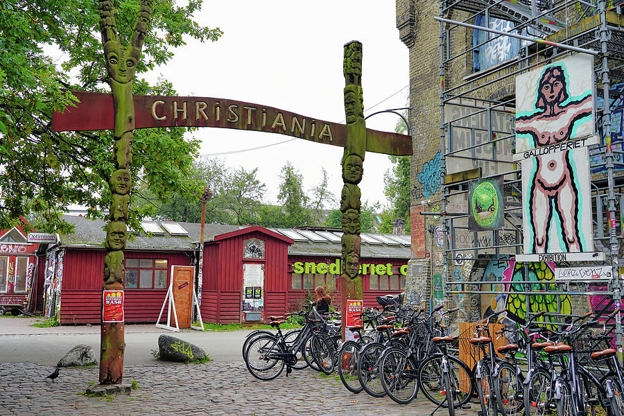 Freetown Christiania In Copenhagen Denmark Photograph by Rick Rosenshein