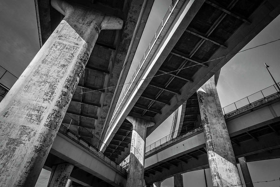 Architecture Photograph - Freeways 1 by Moises Levy