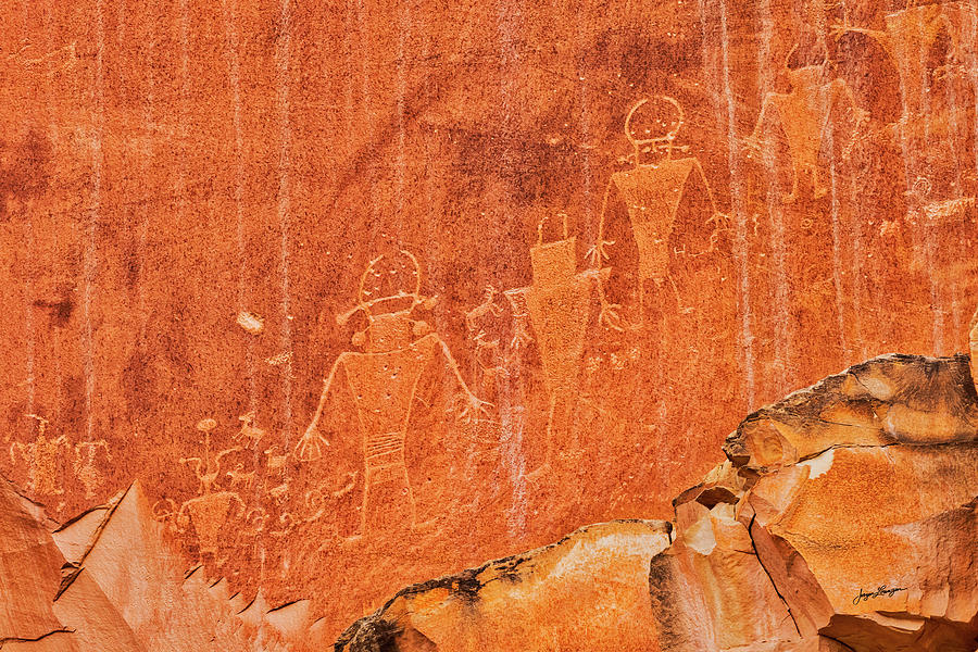 Fremont Culture Petroglyphs Photograph by Jurgen Lorenzen