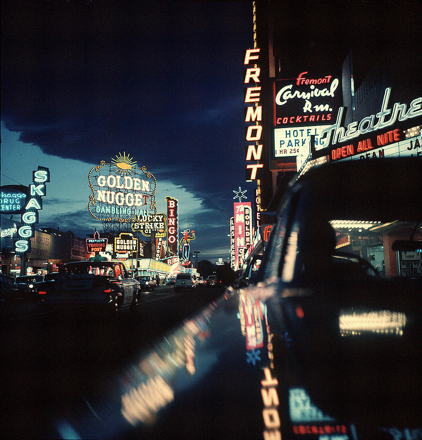 Fremont Street Photograph by Nat Farbman