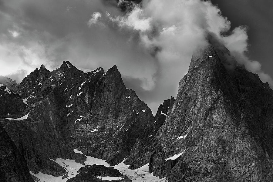French Alps Spires Photograph by Jon Glaser