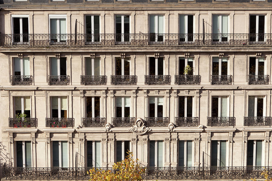 French Building Facade In Paris Photograph by Zxvisual