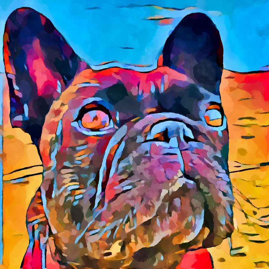 French Bulldog 6 Painting by Chris Butler