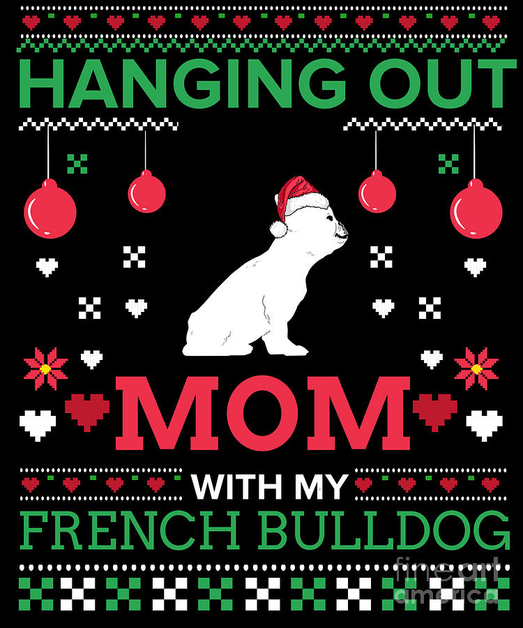 french bulldog ugly christmas sweater