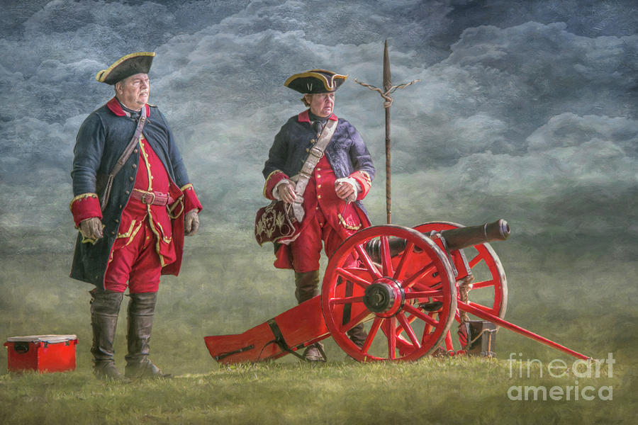 French Cannon Penns Colony Digital Art by Randy Steele