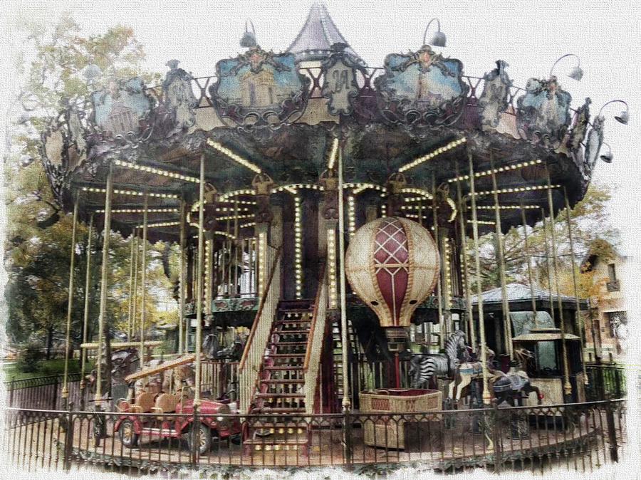 French Carousel Photograph by Tom Reynen