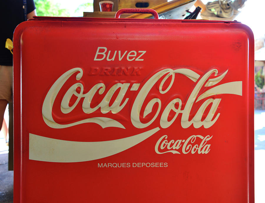French Coca Cola machine Photograph by David Lee Thompson