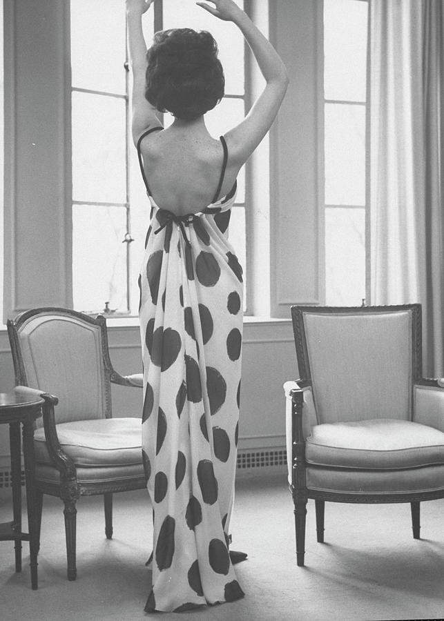 French Fashion Evening Dresses Sold At O Photograph by Ralph Morse French Fashion Evening Dresses Sold At O Photograph by Ralph Morse