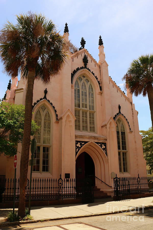 Architecture Photograph - French Huguenot Church - Charleston by Christiane Schulze Art And Photography