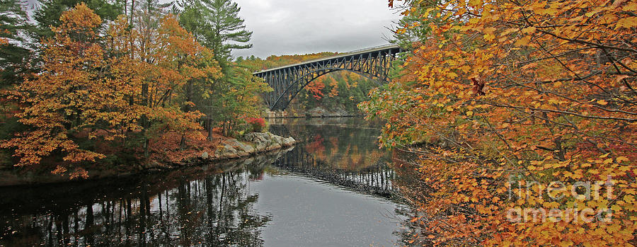 French King Bridge Millers Falls Massachusetts   2911 Photograph by Jack Schultz