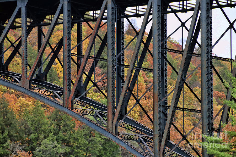 French King Bridge Millers Falls Massachusetts   3940bb Photograph by Jack Schultz