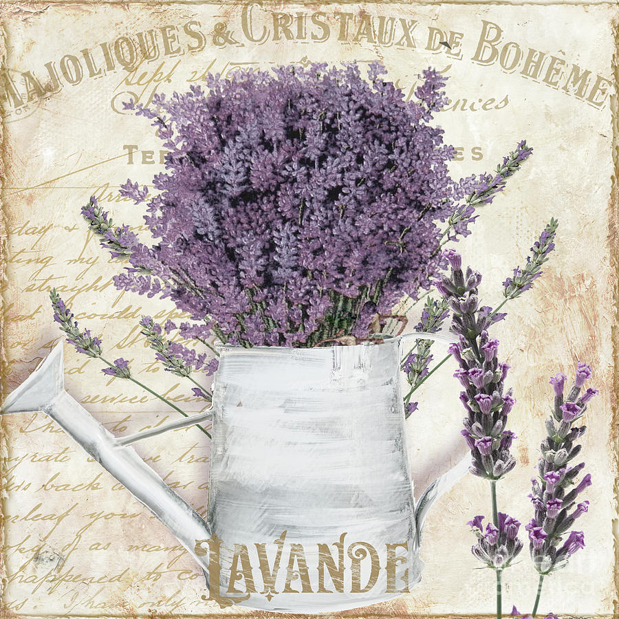 French Lavender Painting by Mindy Sommers