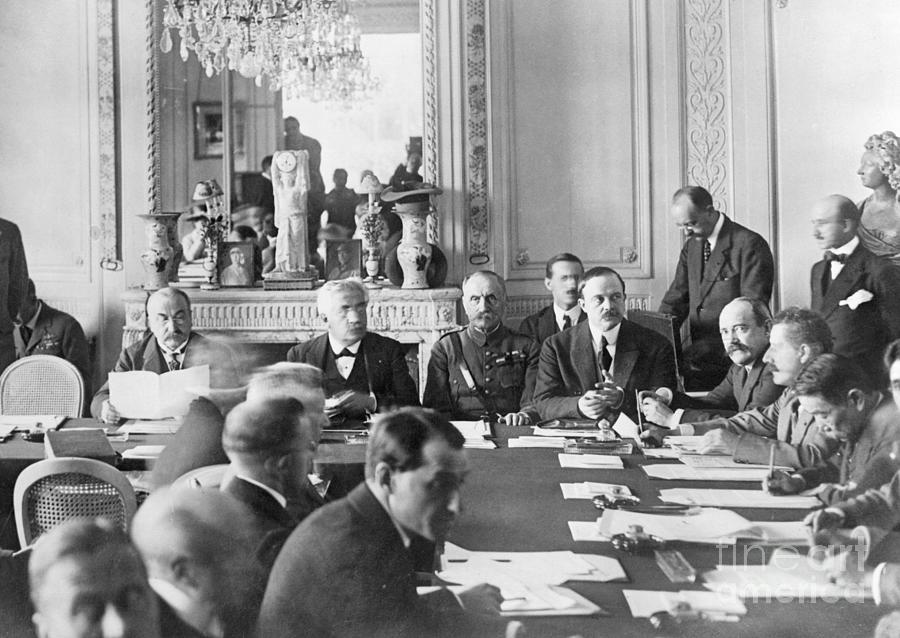 French Leaders At Spa Conference Photograph by Bettmann