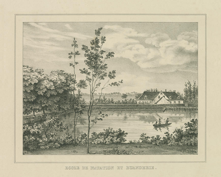 French Park Etching I Painting by Wild Apple Portfolio French Park Etching I Painting by Wild Apple Portfolio