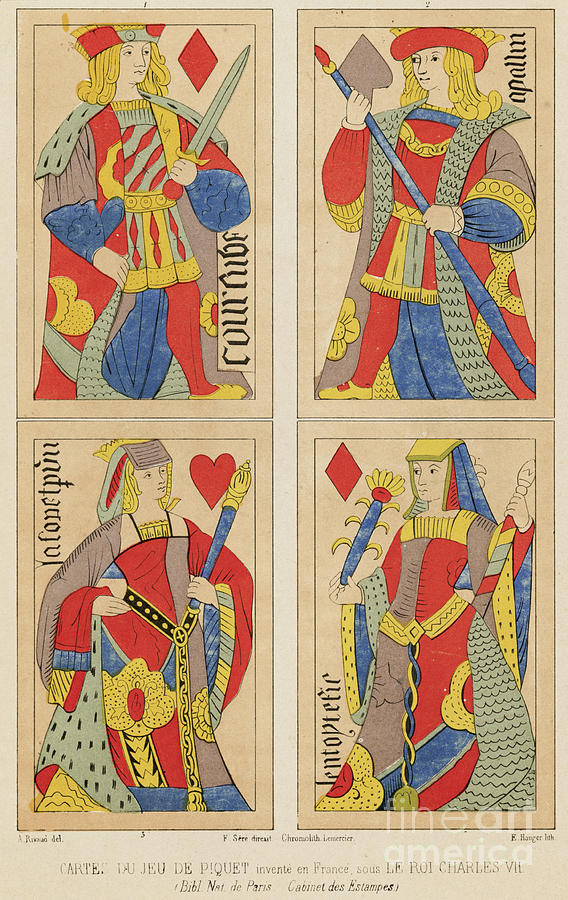 French Playing Cards Photograph by Bettmann