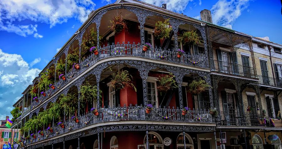 French Quarter view. Photograph by Minnetta Heidbrink - Fine Art America