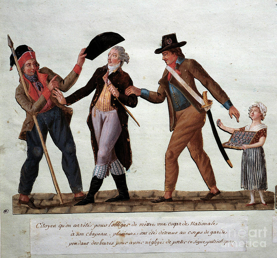 French Revolution: “” Citizen Arrete To Force Him To Put A National ...