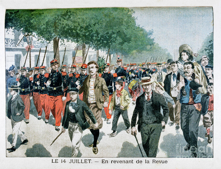 French Soldiers Returning Drawing by Print Collector French Soldiers Returning Drawing by Print Collector