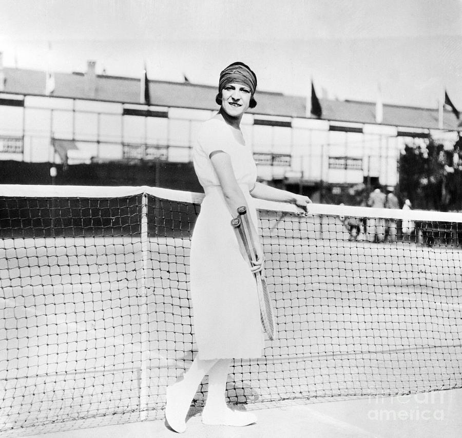 French Tennis Star Suzanne Lenglen Photograph by Bettmann