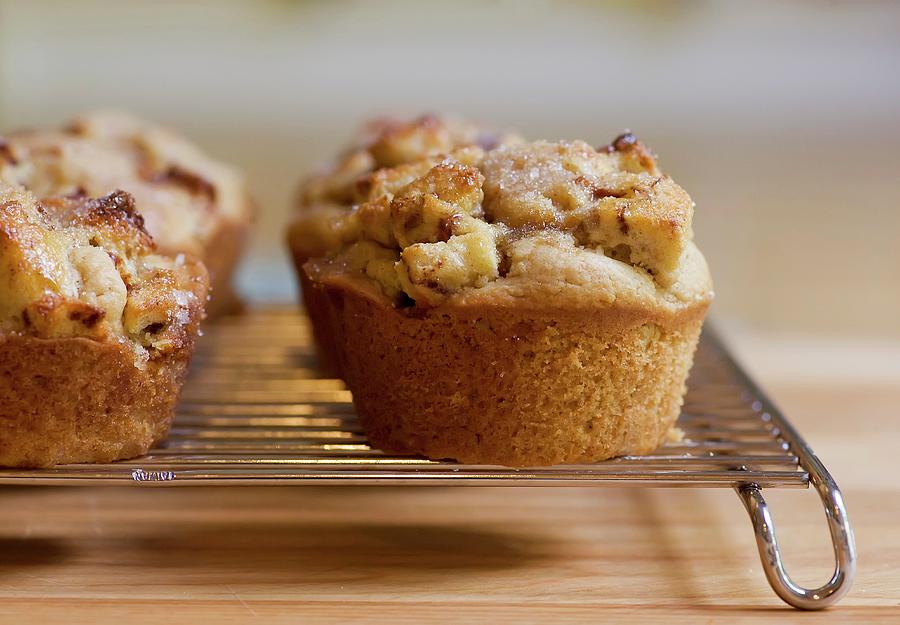 French Toast Muffins On A Wire Rack Photograph by Framed Cooks Photography