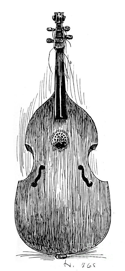 French Viola Da Gamba, C1600, 1901 Drawing by Print Collector
